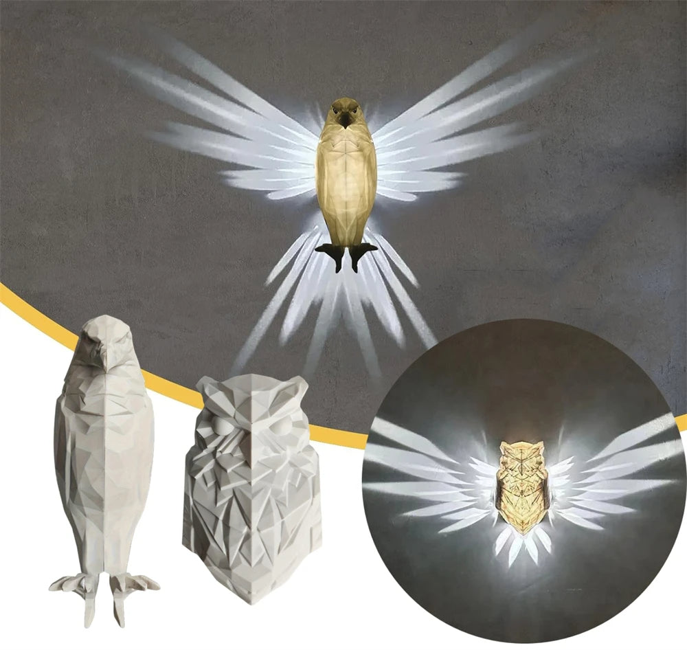 Lampe aigle de mur-- Eagle Wall Lamp